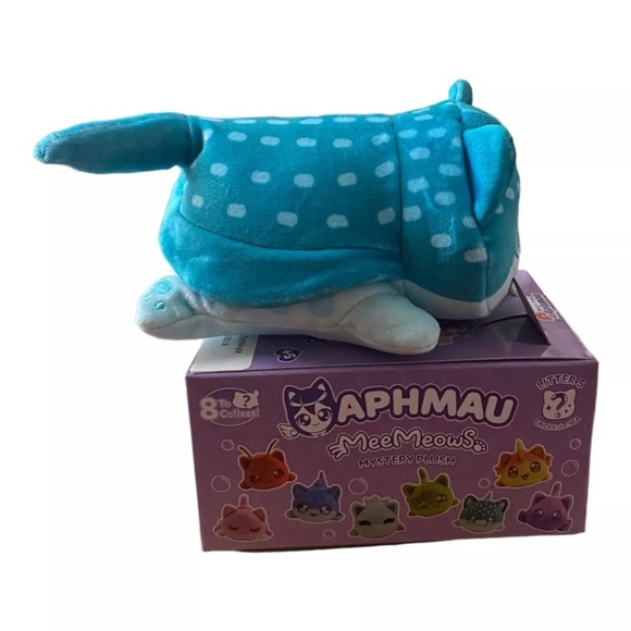 Aphmau Meemeows Mystery Plush Litter 5 Under The Sea Series STINGRAY Cat NEW - Picture 3 of 6